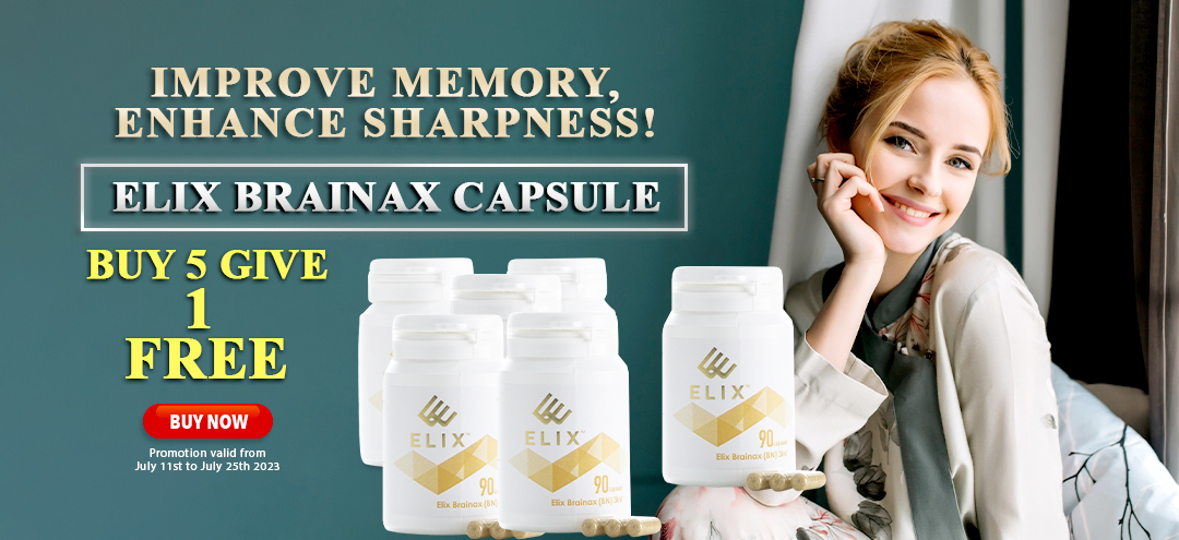 Elix Brainax Capsules Buy 5 Get 1 Free