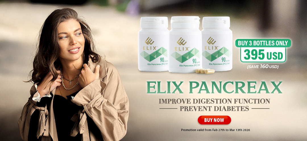 Elix Pancreax Capsule Buy 3 Bottles only 395USD