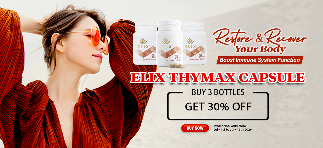 Elix Thymax Capsules Buy 3 Bottles Get 30% Off
