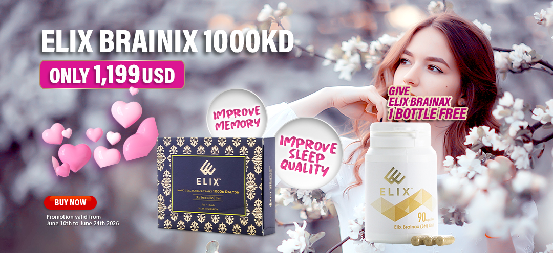 Elix Brainix 1000kD Only 1199USD, Give 1  Brainax Capsules Free