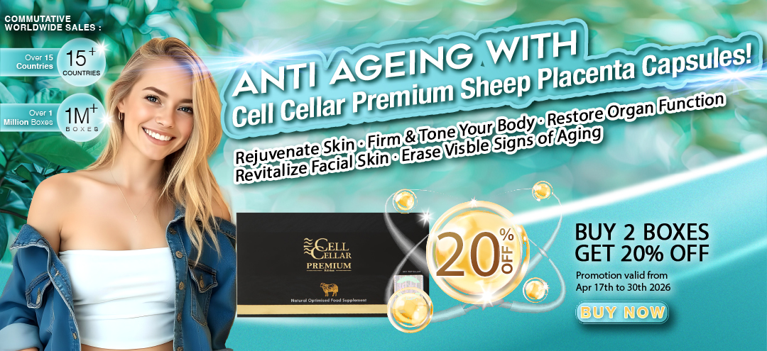 Cell Cellar Sheep Placenta Capsules buy 2 boxes get 20% off