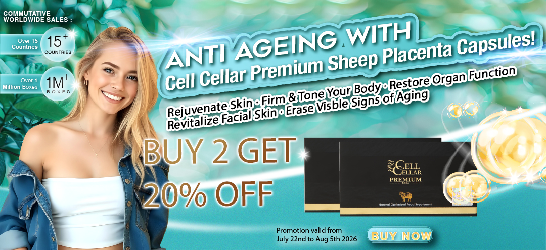 Cell Cellar sheep placenta capsules Buy 2 Get 20% Off